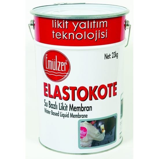 Elastokote 1K Bitüm-Kauçuk Esaslı Tek Bileşenli Likit Membran 23 kg /Metal Kova