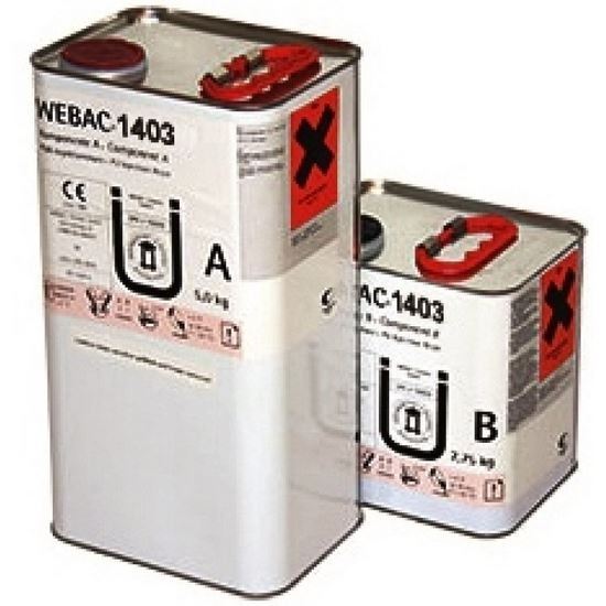 WEBAC 1403 Sert PU Enjeksiyon Reçinesi 20 kg/Plastik Bidon