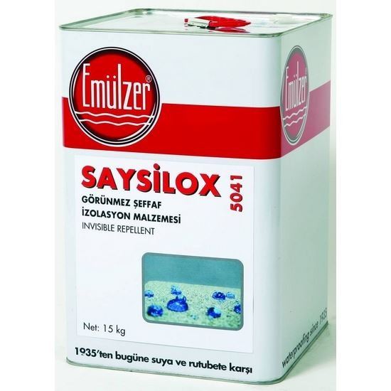 Saysilox Görünmez Şeffaf İzolasyon Malzemesi 3.5 kg/Metal Kutu