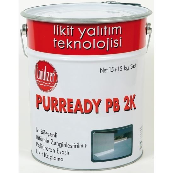 Purready PB 2K Bitüm-Poliüretan Esaslı İki Bileşenli Su Yalıtım Malzemesi (9 kg + 9 kg)
