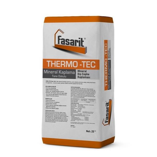Fasarit Thermo-Tec Mineral Kaplama Tane Doku 2.0 mm 25 kg