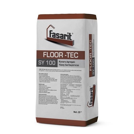 Fasarit Floor-Tec SY 100 Kırmızı Yüzey Sertleştirici 25 kg