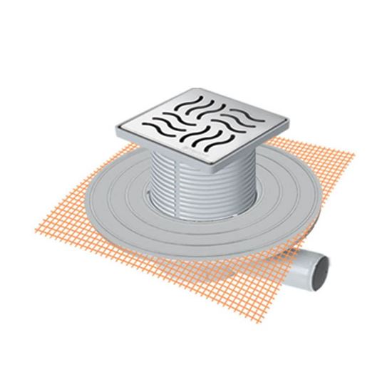 MTS 8900F-9 Kendinden File Perçinli Mikro Ebat 304 Kalite Paslanmaz Izgaralı Süzgeç Sistemi - Yandan Çıkışlı Süzgeç Ø 32 mm 9 cm Yükseklik Parçası