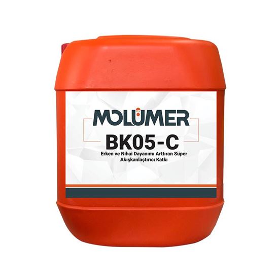 Molümer BK05-C Erken ve Nihai Dayanımı Arttıran Süper Akışkanlaştırıcı Katkı 25 kg