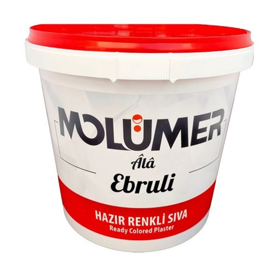 Molümer Ebruli Pratik Hazır Renkli Sıva 18 kg