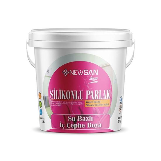 Newsan İç Cephe Silikonlu Su Bazlı Parlak Boya 10 kg