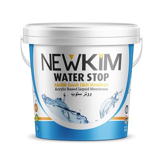 Newkim Water Stop Akrilik Esaslı Likit Membran Beyaz 20 kg
