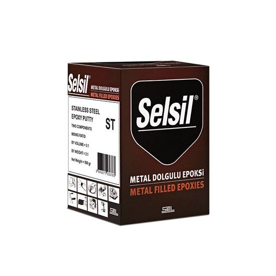 3678 Selsil Stainless Steel Putty (ST) 500 gr